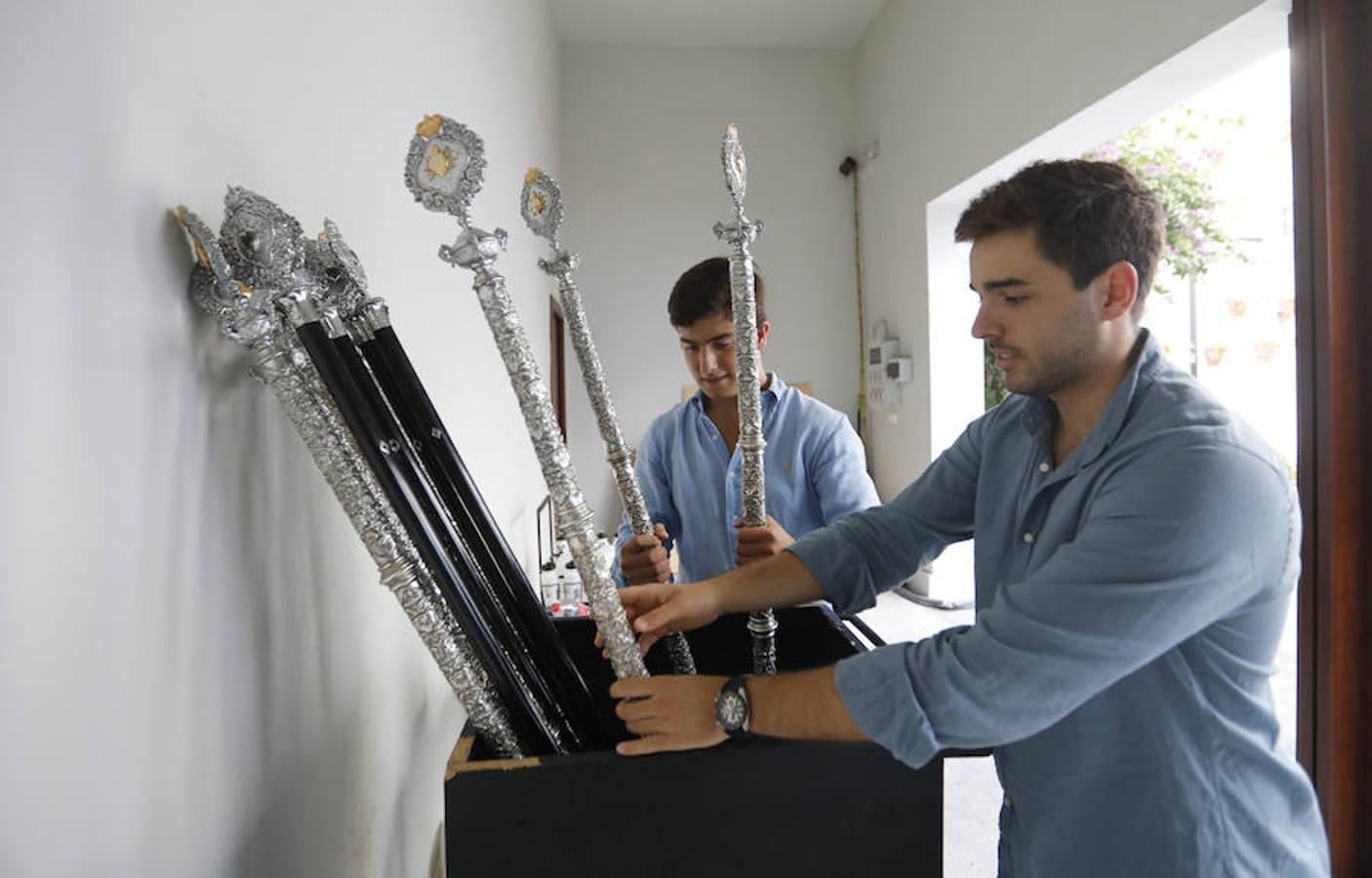 En imágenes, los preparativos de la procesión por el Año Jubilar del Sagrado Corazón