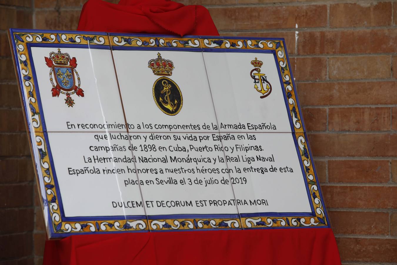 Homenaje a los caídos de la Armada Española en 1898
