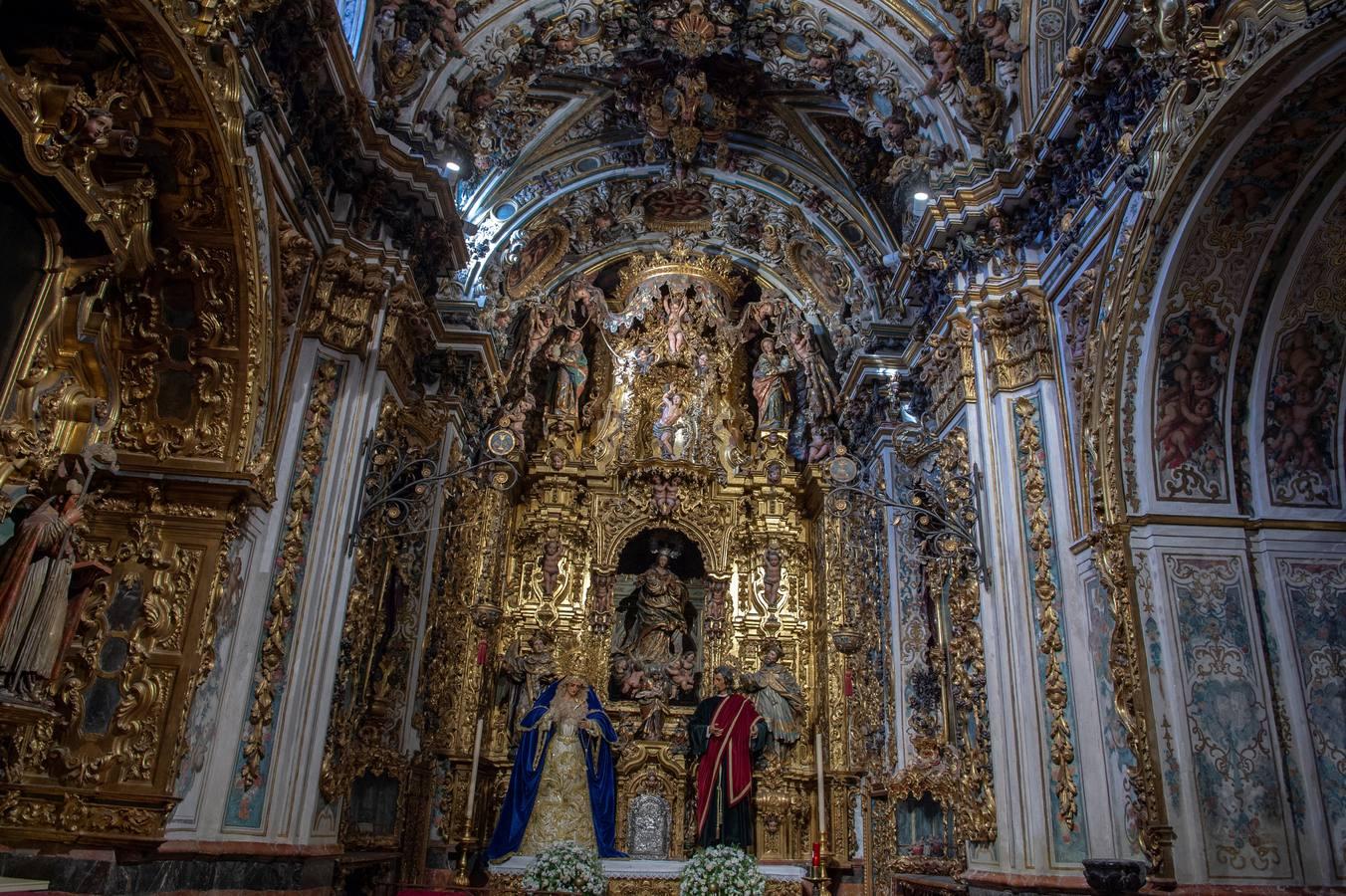 La Virgen de las Lágrimas de la Exaltación en la capilla sacramental de Santa Catalina