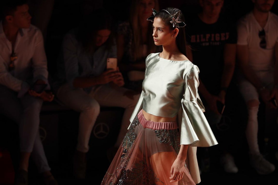 El desfile de Juan Duyos en la MBFW, en imágenes