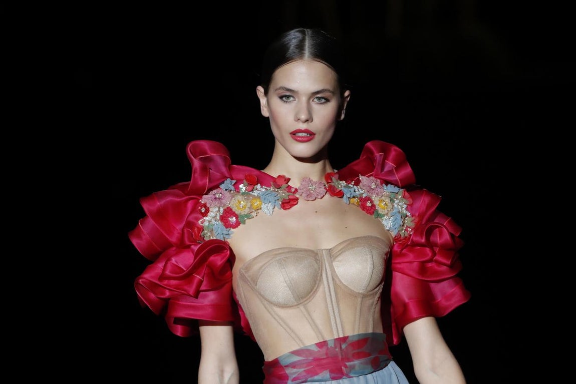 El desfile de Hannibal Laguna en la MBFW, en imágenes