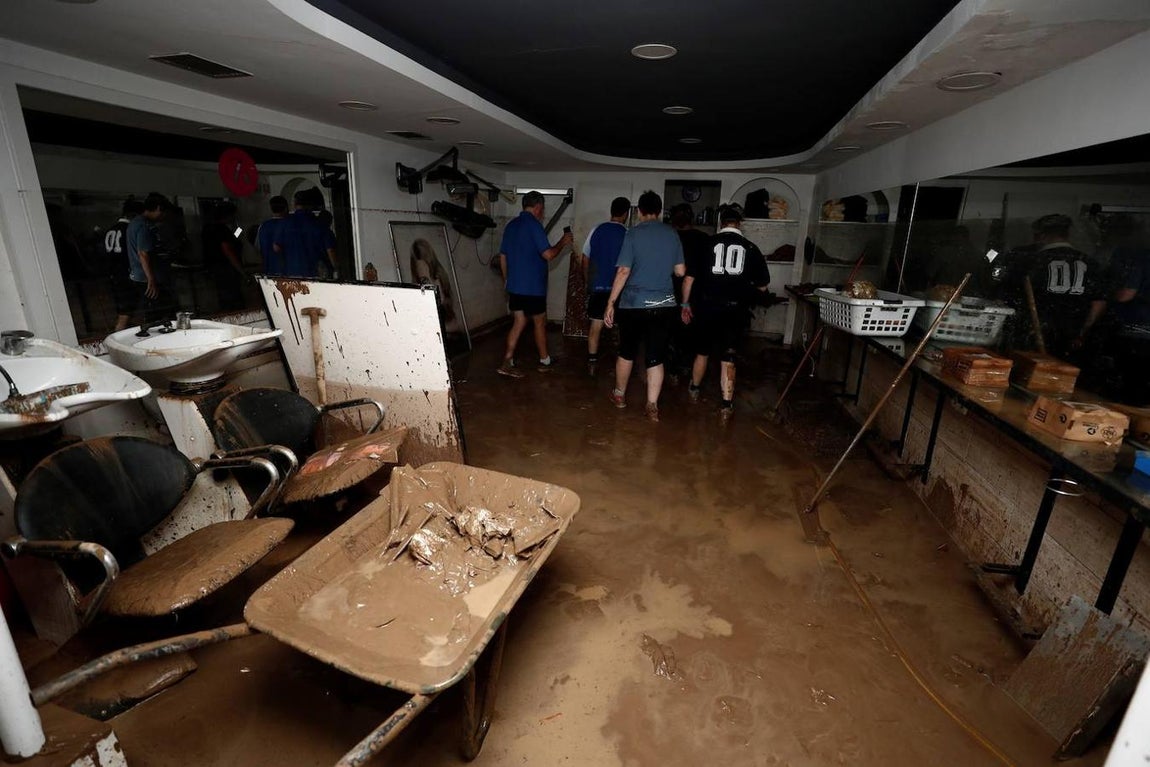 El día después de las inundaciones de Tafalla, en imágenes