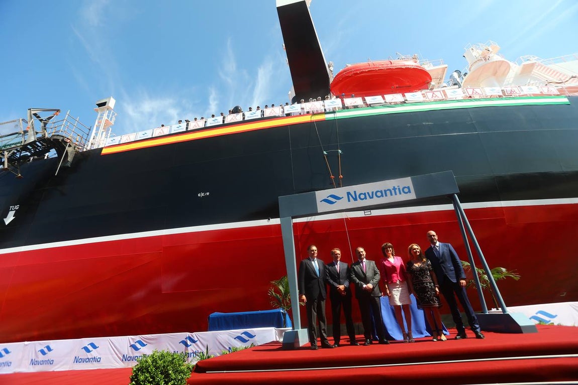 FOTOS: La entrega del petrolero &#039;Monte Ulía&#039; en Navantia