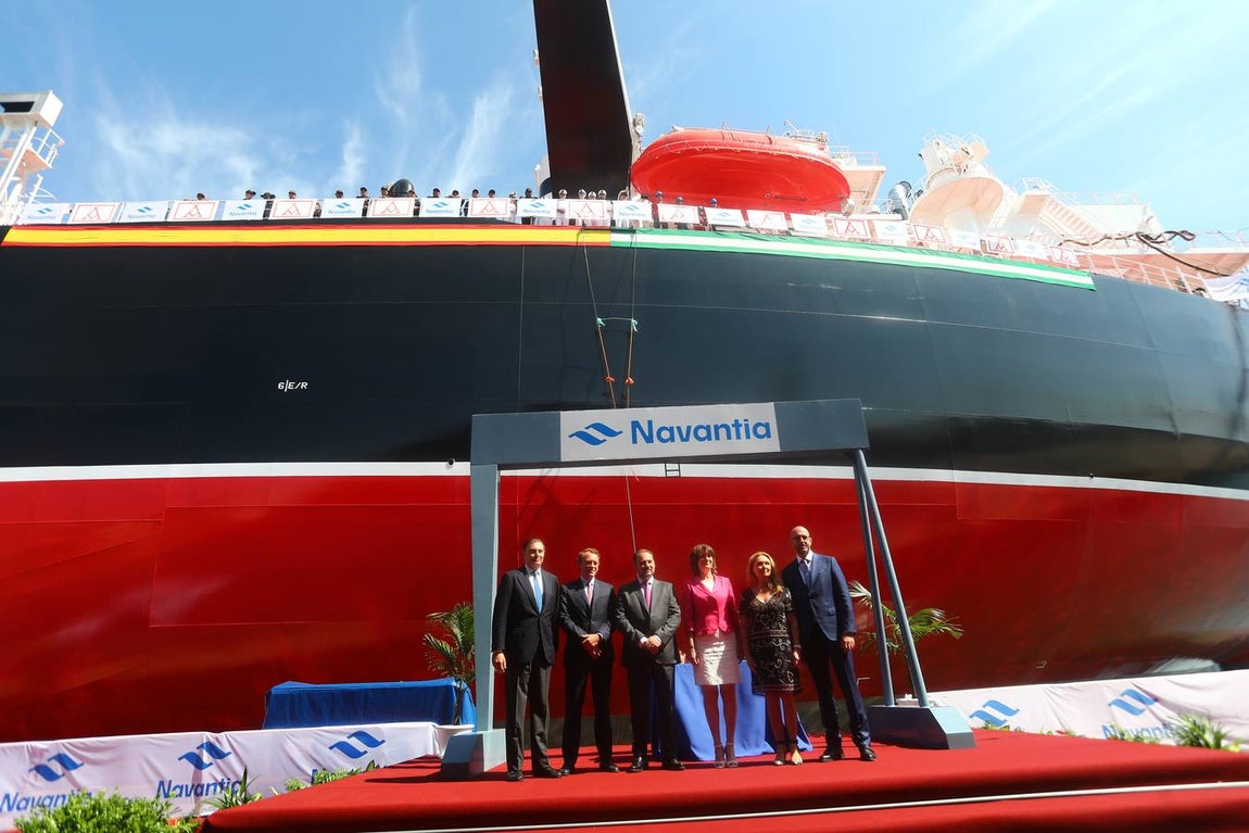 FOTOS: La entrega del petrolero &#039;Monte Ulía&#039; en Navantia