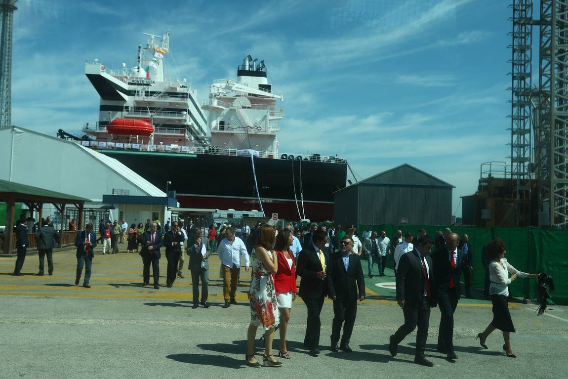 FOTOS: La entrega del petrolero &#039;Monte Ulía&#039; en Navantia