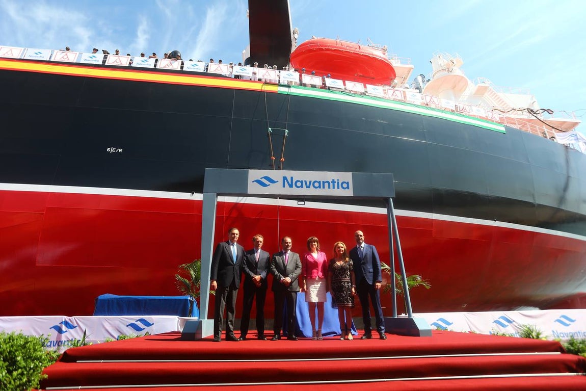 FOTOS: La entrega del petrolero &#039;Monte Ulía&#039; en Navantia