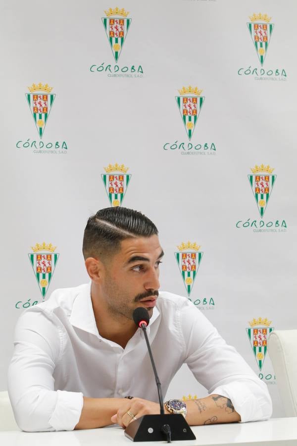 La presentación de Víctor Ruiz y Edu Frías en el Córdoba CF, en imágenes