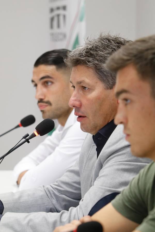 La presentación de Víctor Ruiz y Edu Frías en el Córdoba CF, en imágenes