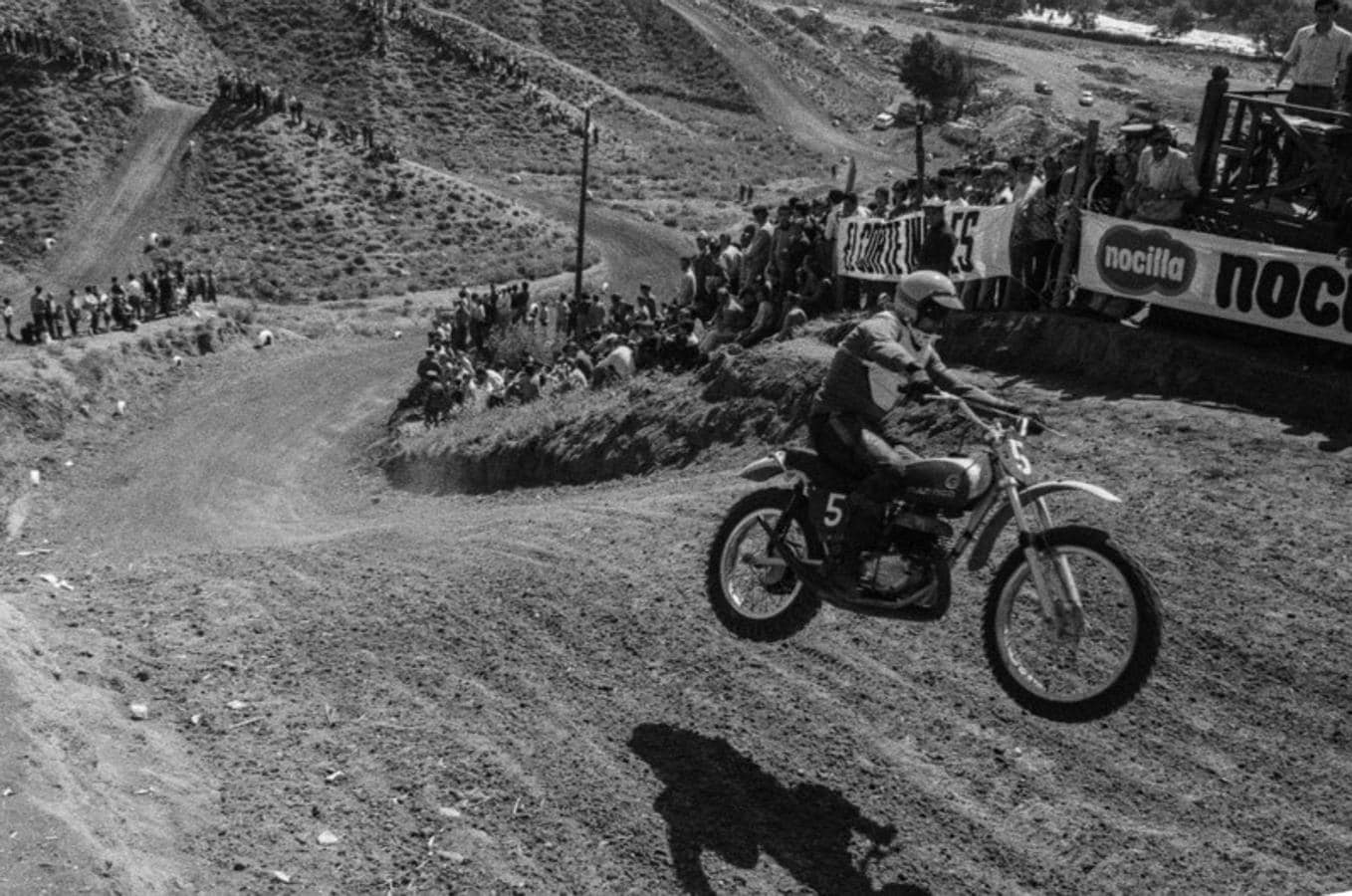 En los años 60 se practicaba el motocross en el Salto del Caballo. 