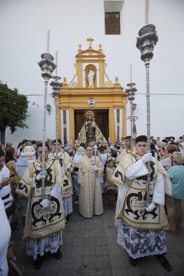 La procesión de la Virgen del Carmen de Puerta Nueva en Córdoba, en imágenes