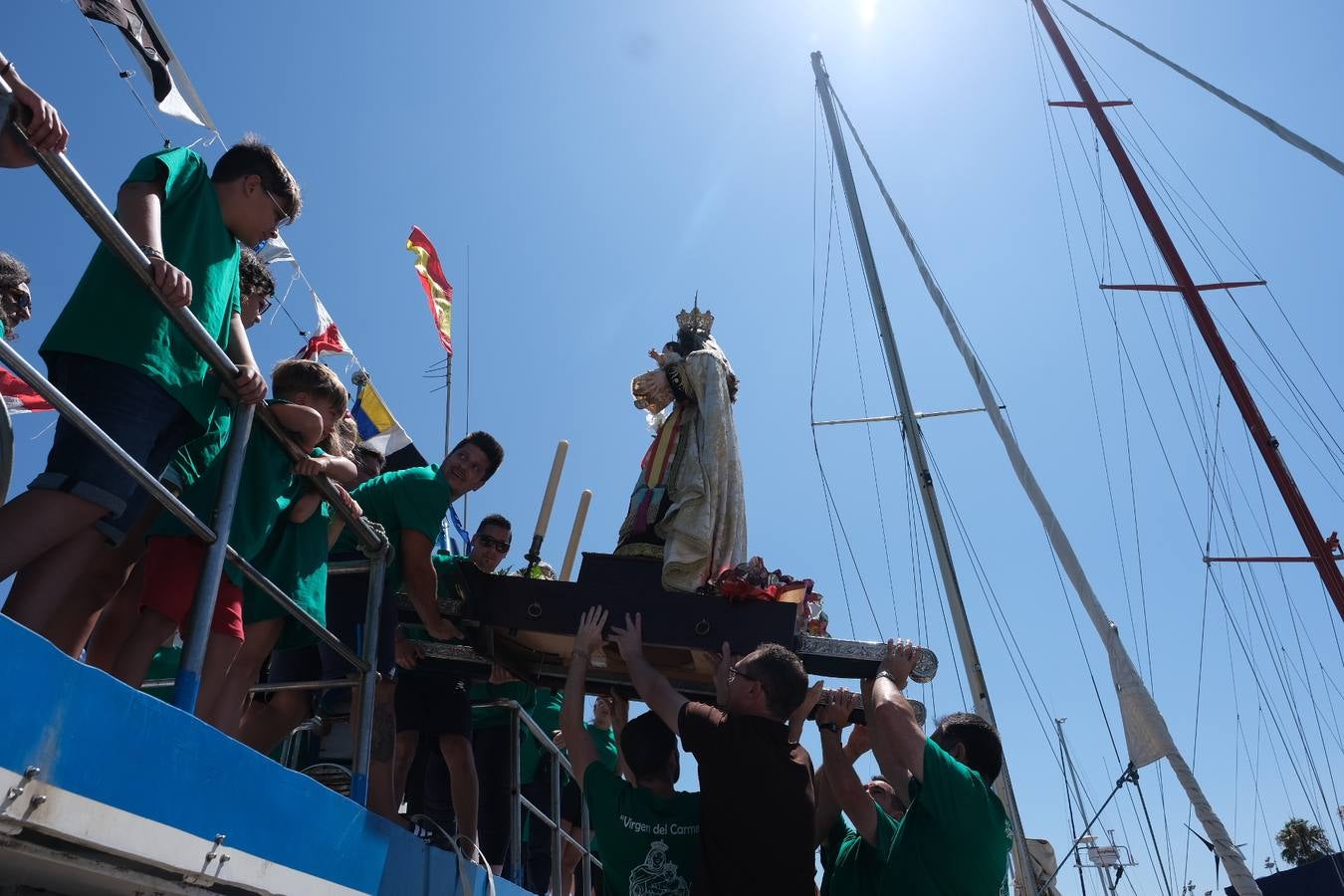 La Virgen del Carmen se reencuentra con El Puerto