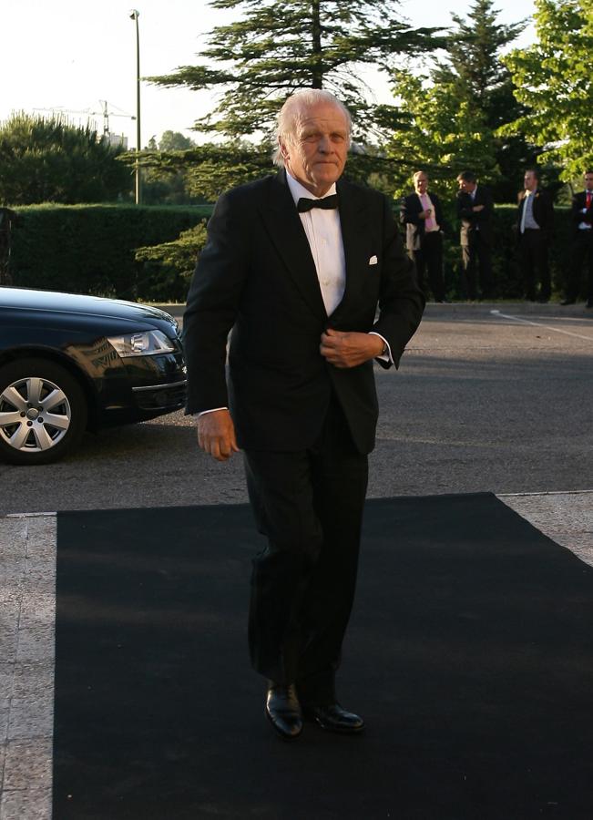 Emilio Ybarra Churruca llega a los Premios Cavia en el año 2008.. 