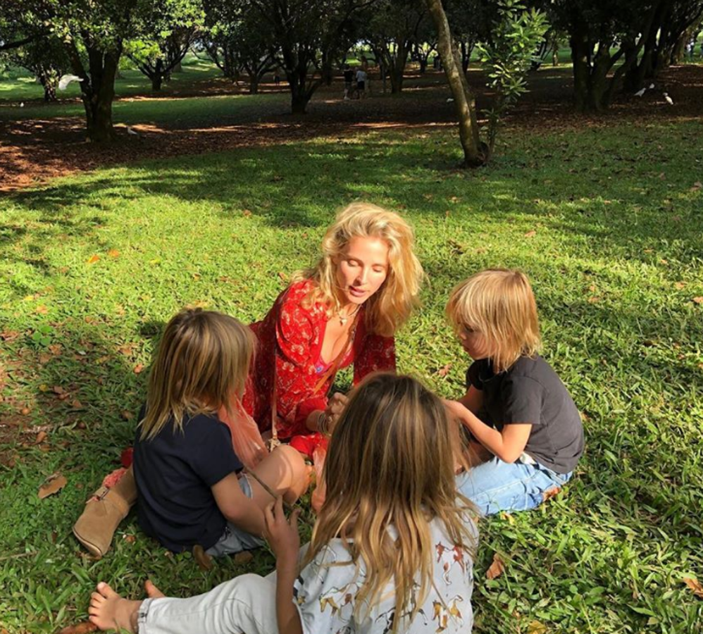 Familia. La actriz compagina el mundo de la interpretación con la maternidad.
