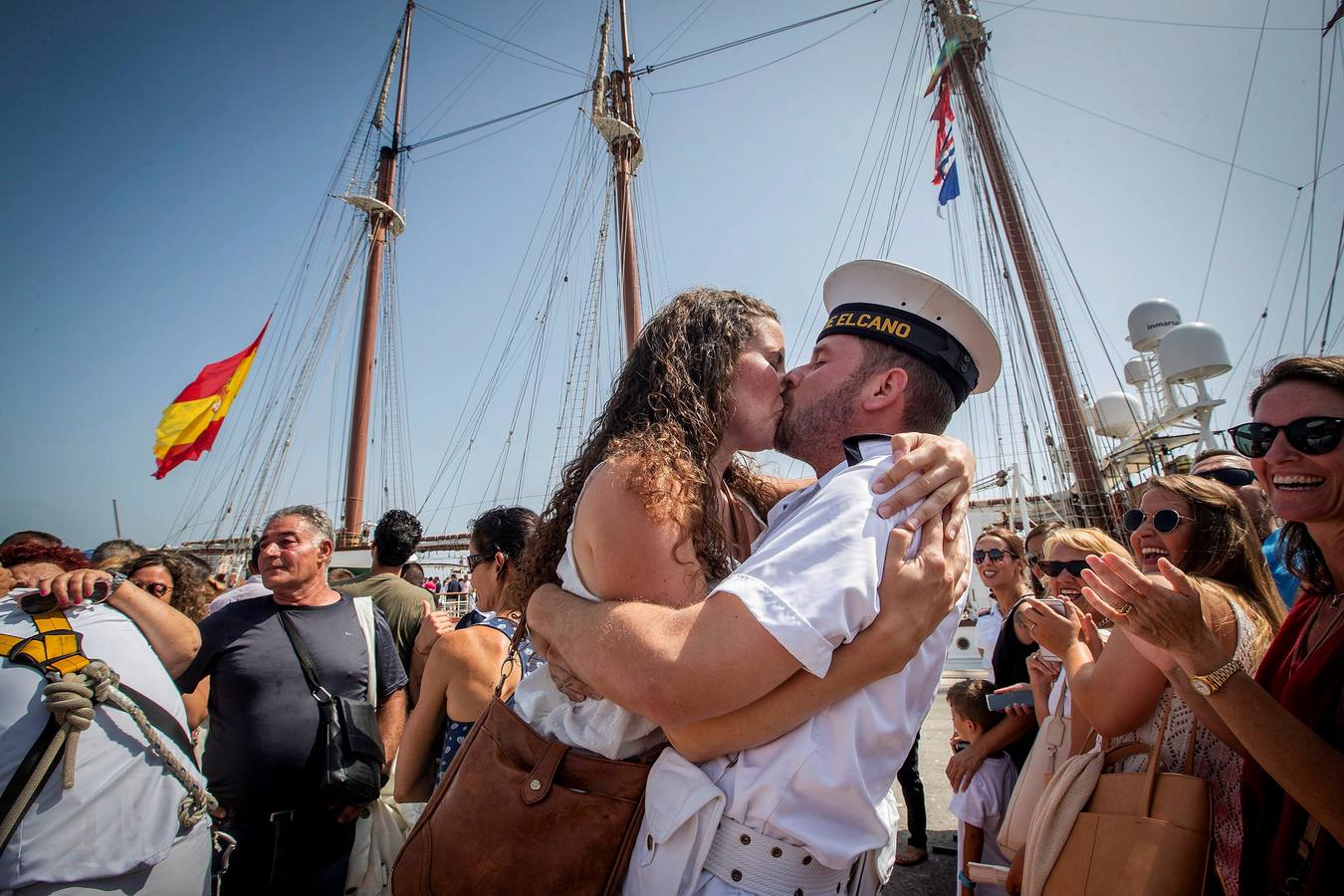 Elcano concluye en Cádiz su 91º crucero de instrucción