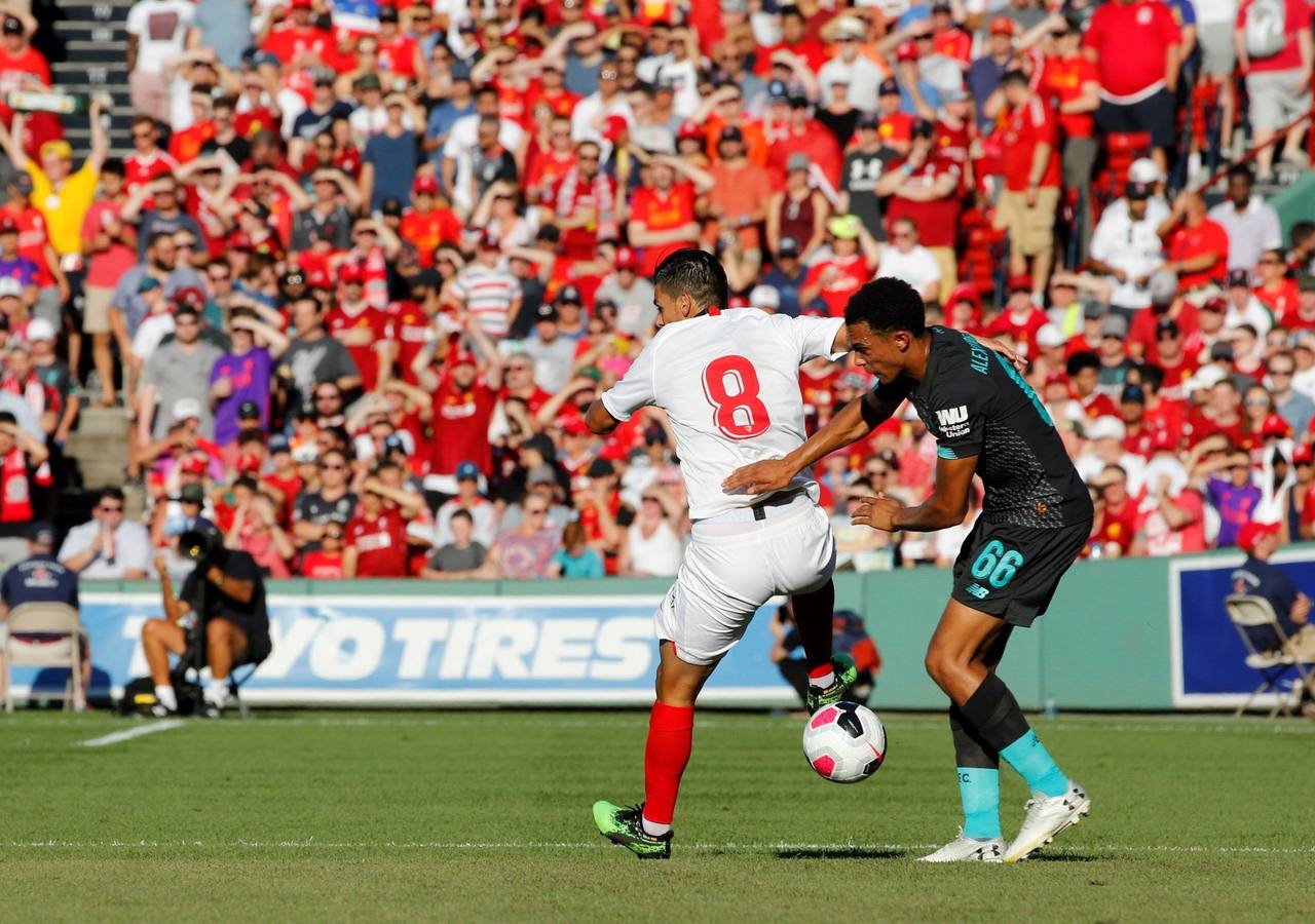 Las mejores imágenes del Liverpool - Sevilla FC en Boston