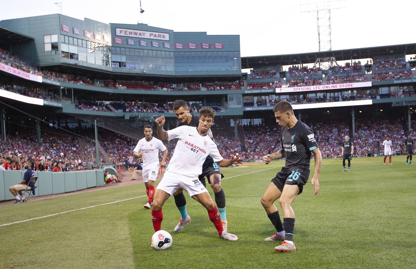 Las mejores imágenes del Liverpool - Sevilla FC en Boston