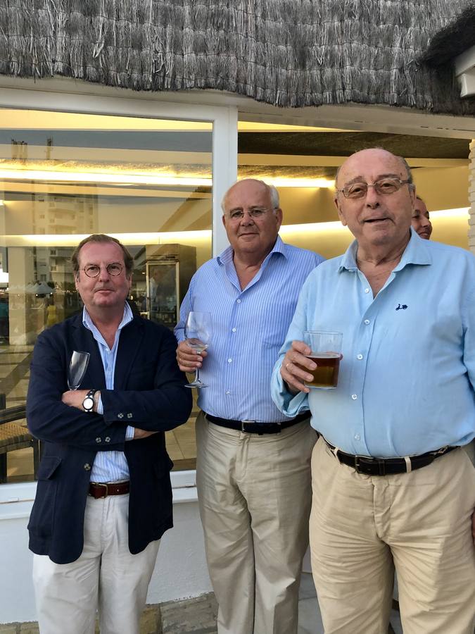 Antonio Osborne, Estanislao Pery y Enrique Ysasi. 