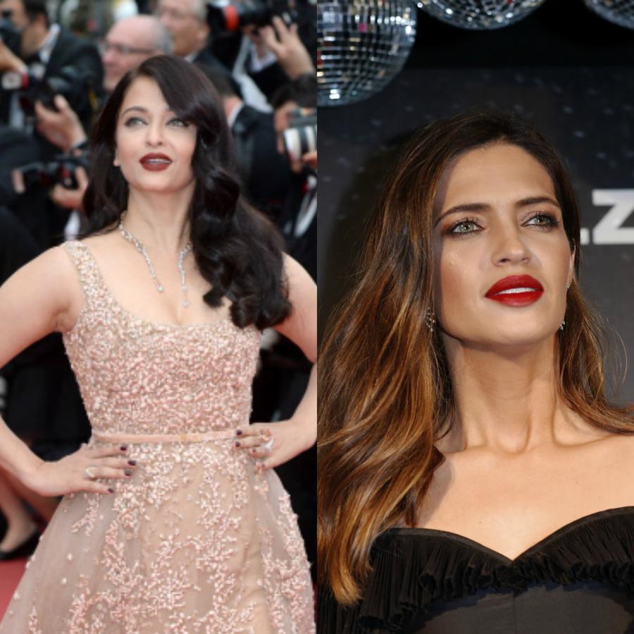 Aishwarya Rai y Sara Carbonero. 