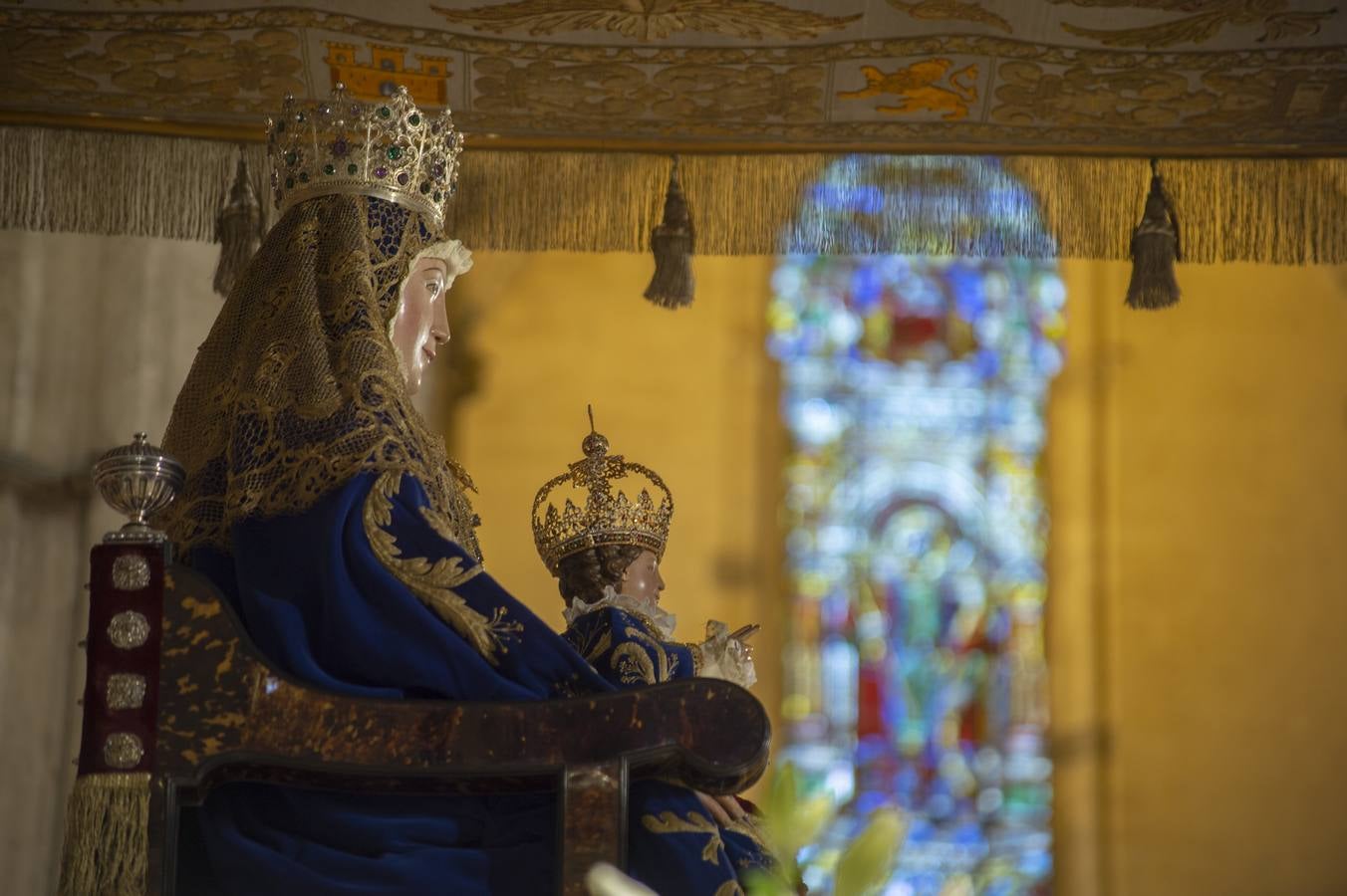 La Virgen de los Reyes en el altar del Jubileo