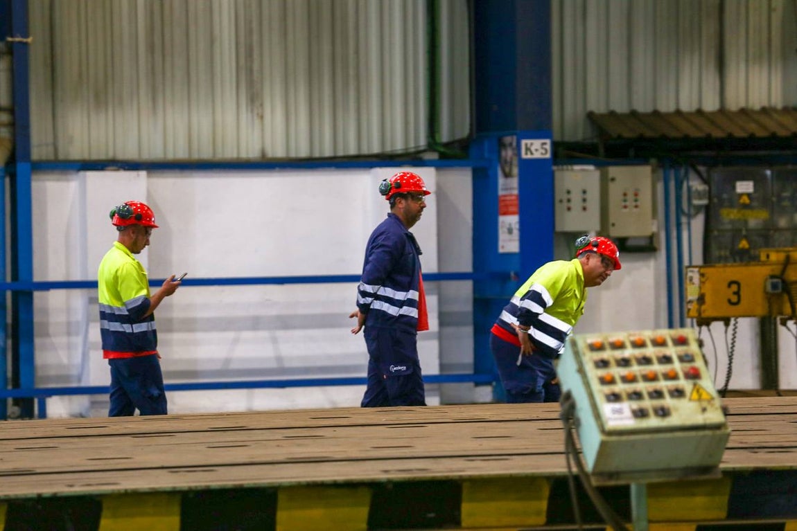 FOTOS: Corte de chapa en Navantia para Equinor Energy