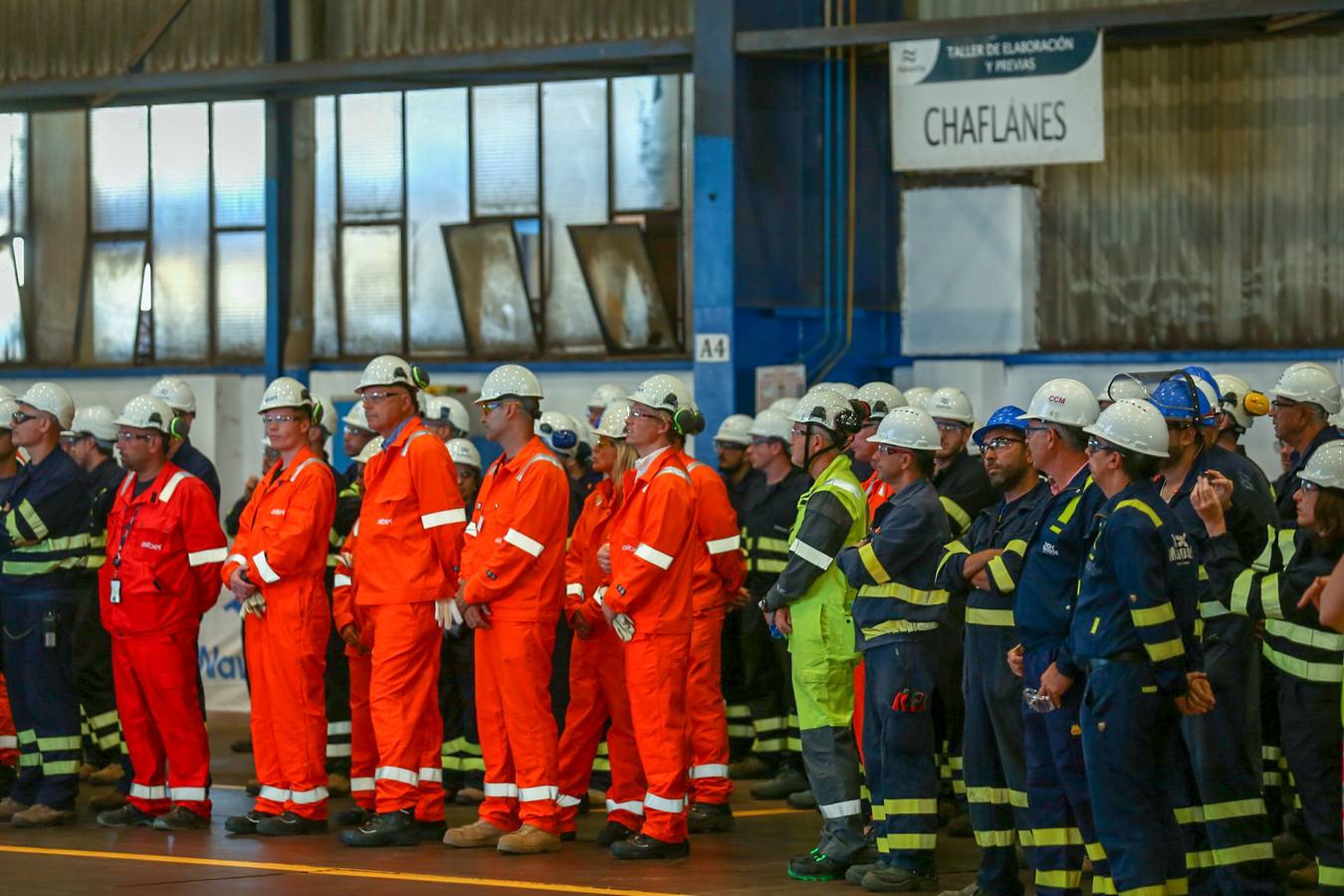 FOTOS: Corte de chapa en Navantia para Equinor Energy