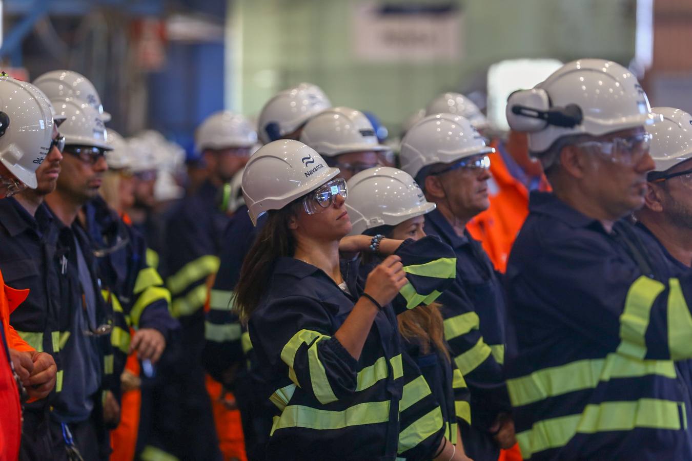 FOTOS: Corte de chapa en Navantia para Equinor Energy