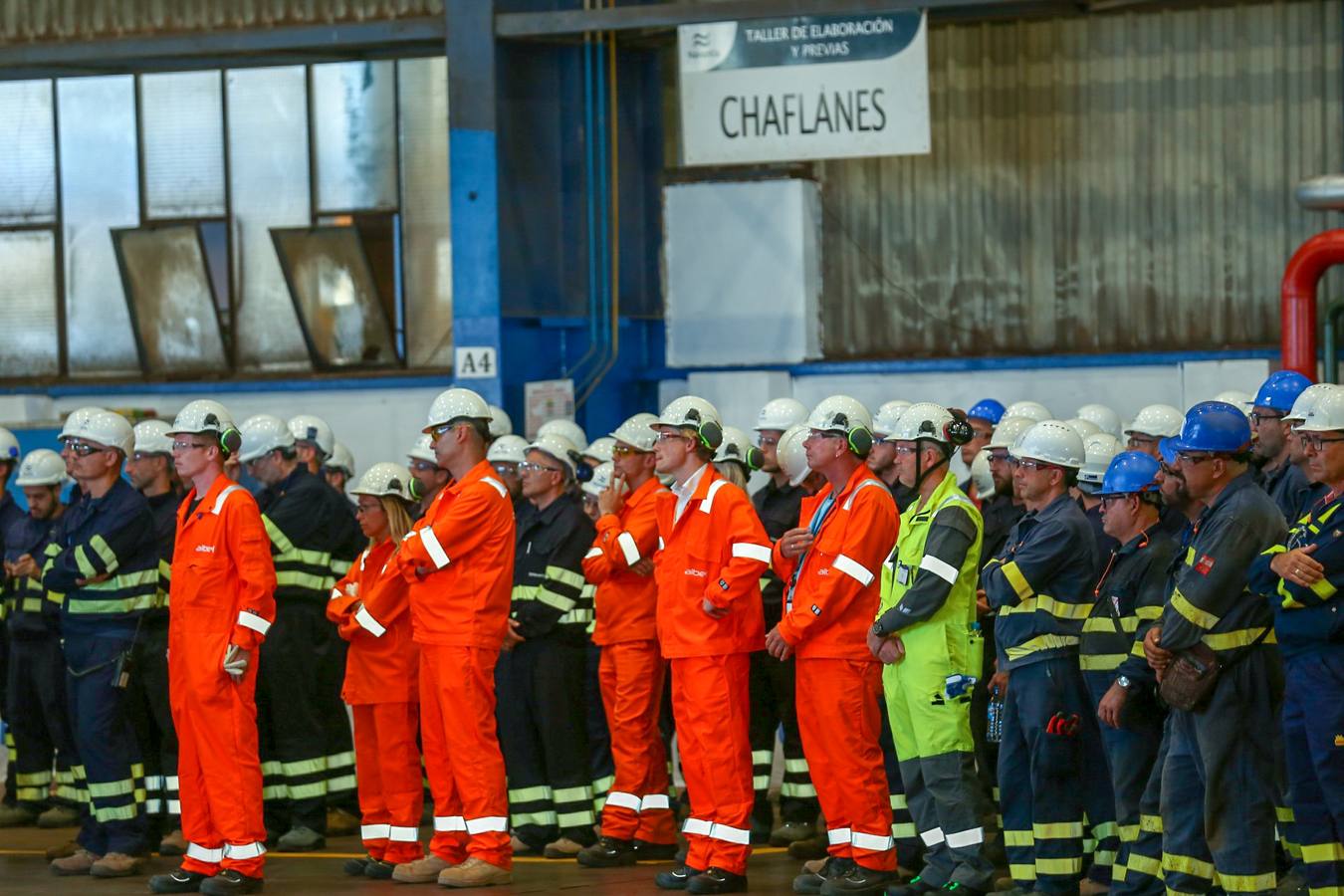 FOTOS: Corte de chapa en Navantia para Equinor Energy