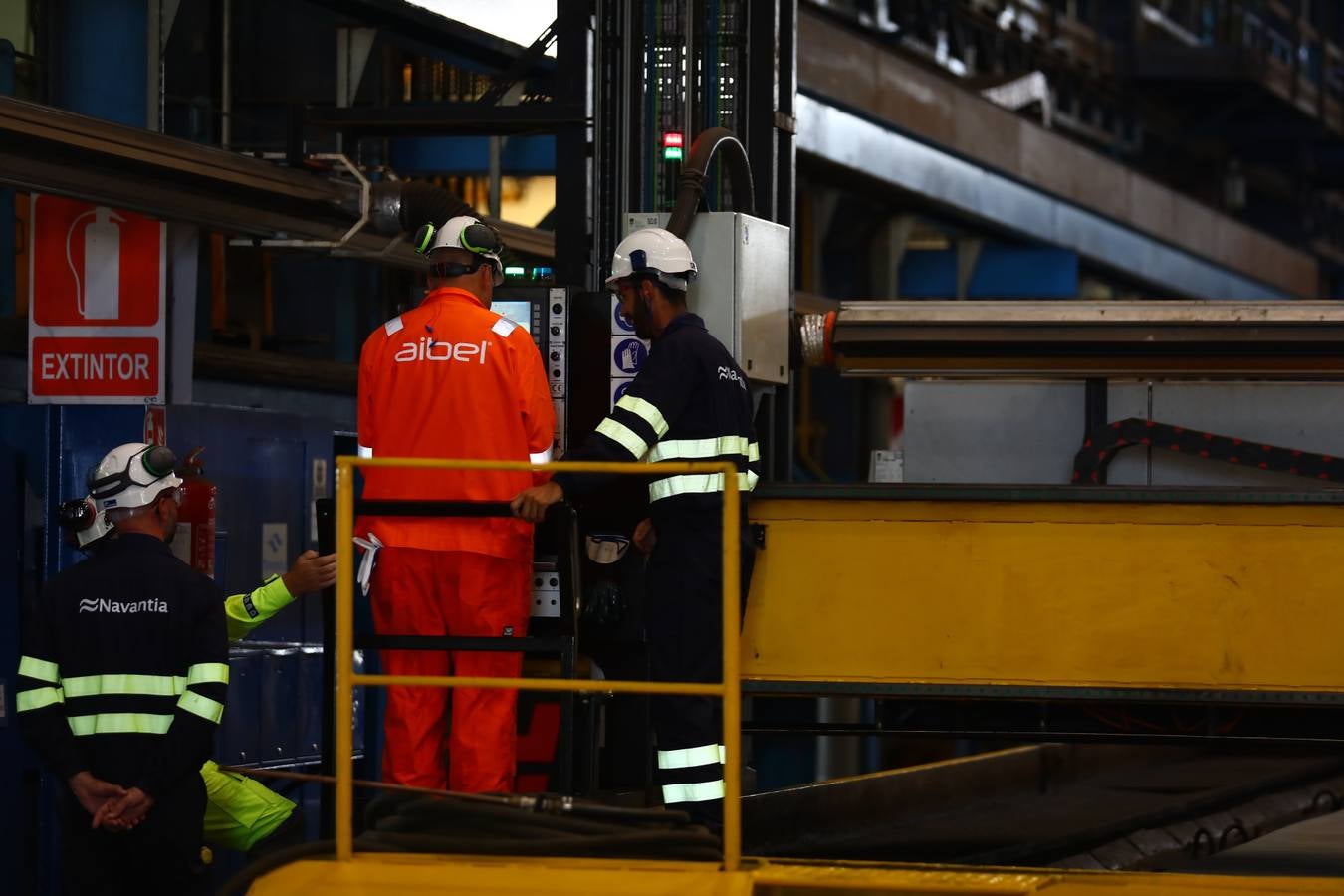 FOTOS: Corte de chapa en Navantia para Equinor Energy