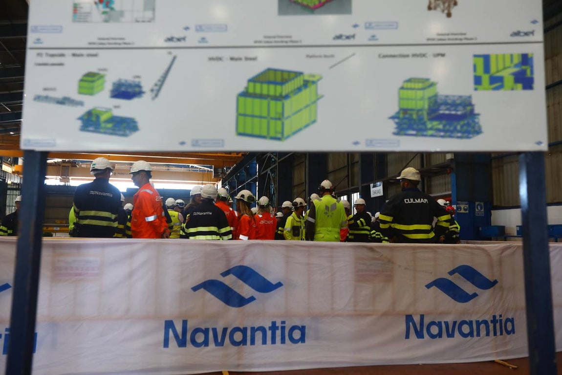 FOTOS: Corte de chapa en Navantia para Equinor Energy