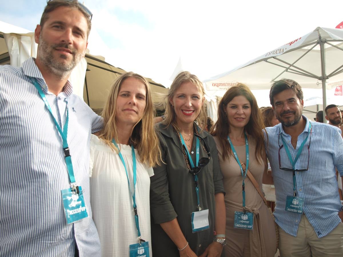 José Antonio Soto, Isabel Muñoz, Lorena Garrido, Veronica Pelegrina y Rafael Pelegrina y Rafael Susillo