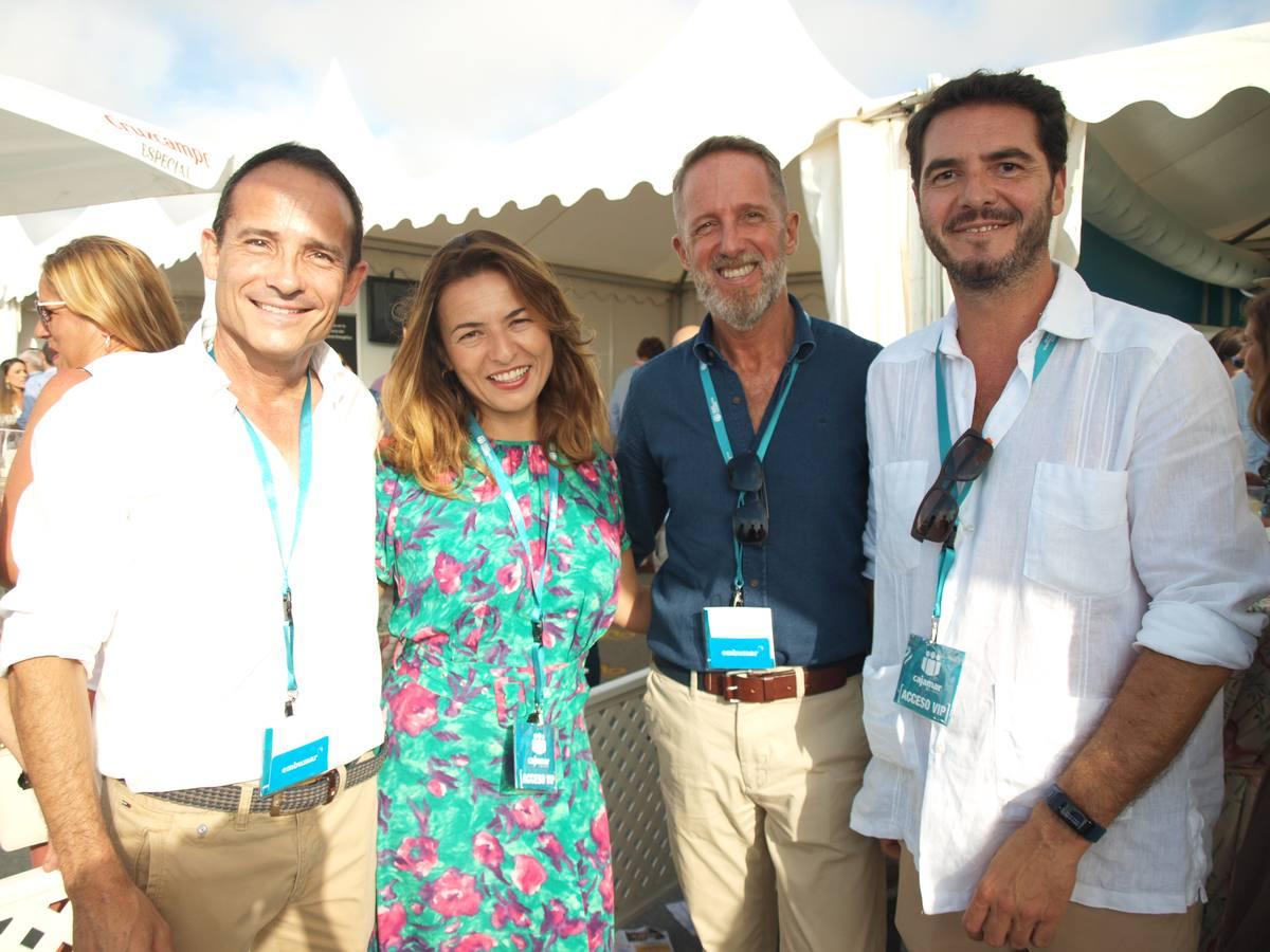 José Viva, Fabiola Rondán, Carlos Sánchez y Rafael de Castro. 