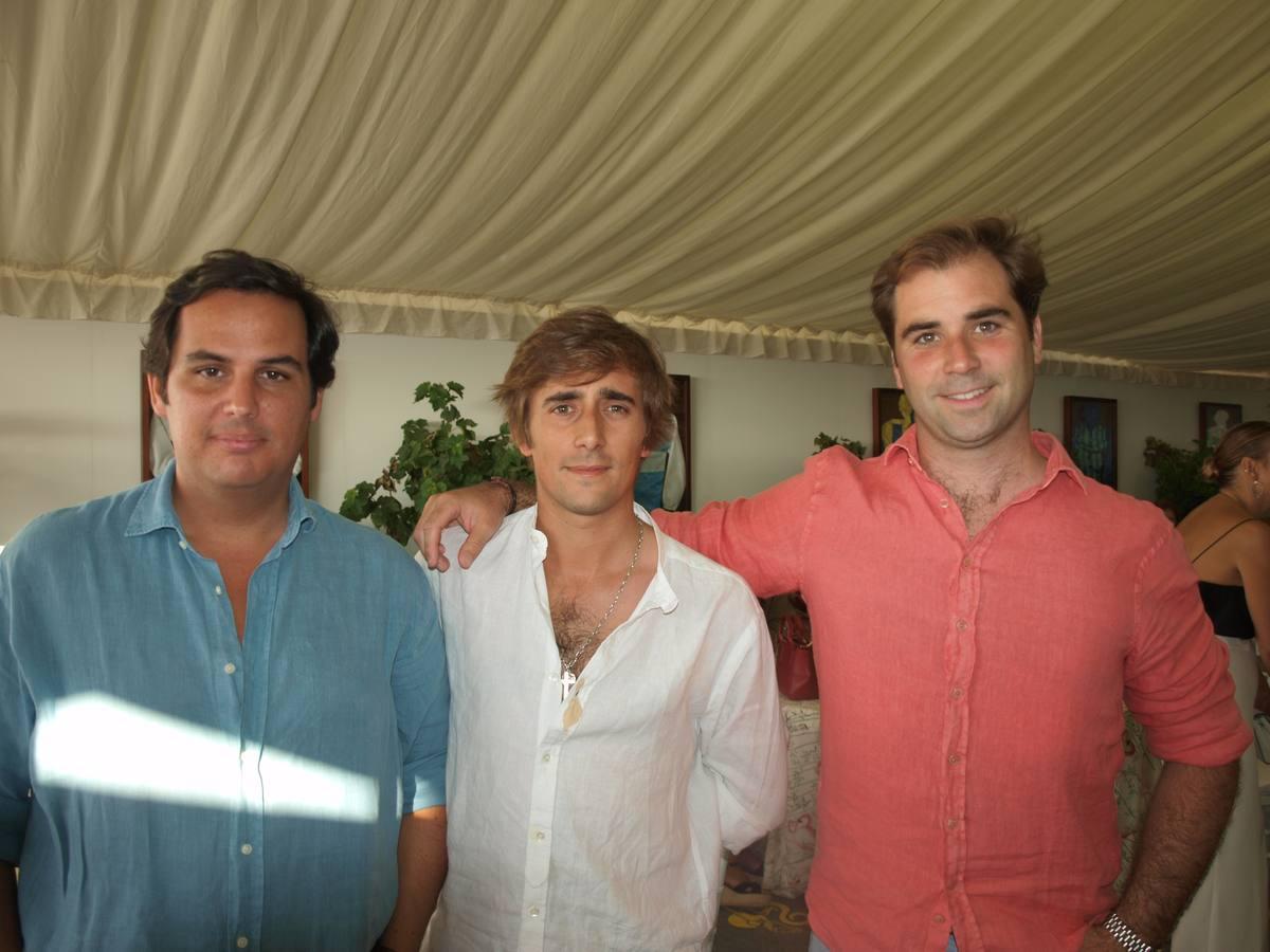 Javier Monzón, Juan Prats, Titín Peña. 