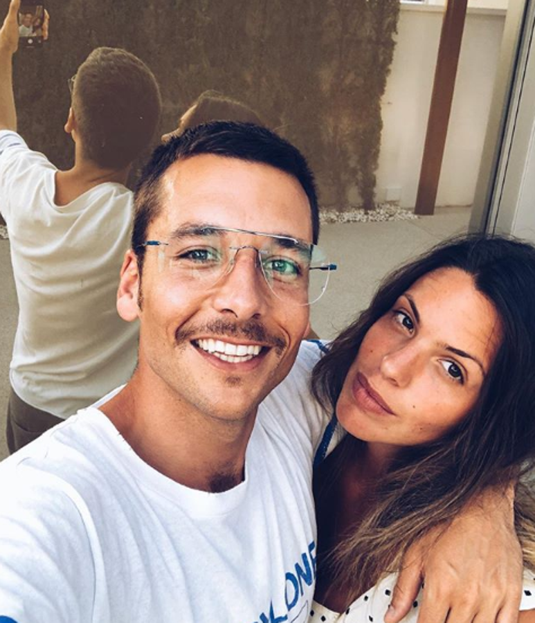 Laura Matamoros y Benji Aparicio. 