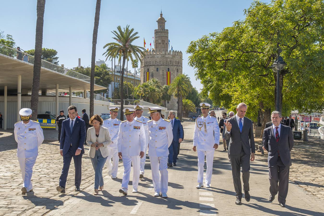 El comienzo de los actos de celebración del V Centenario de la primera Circunnavegación a la Tierra, en imágenes