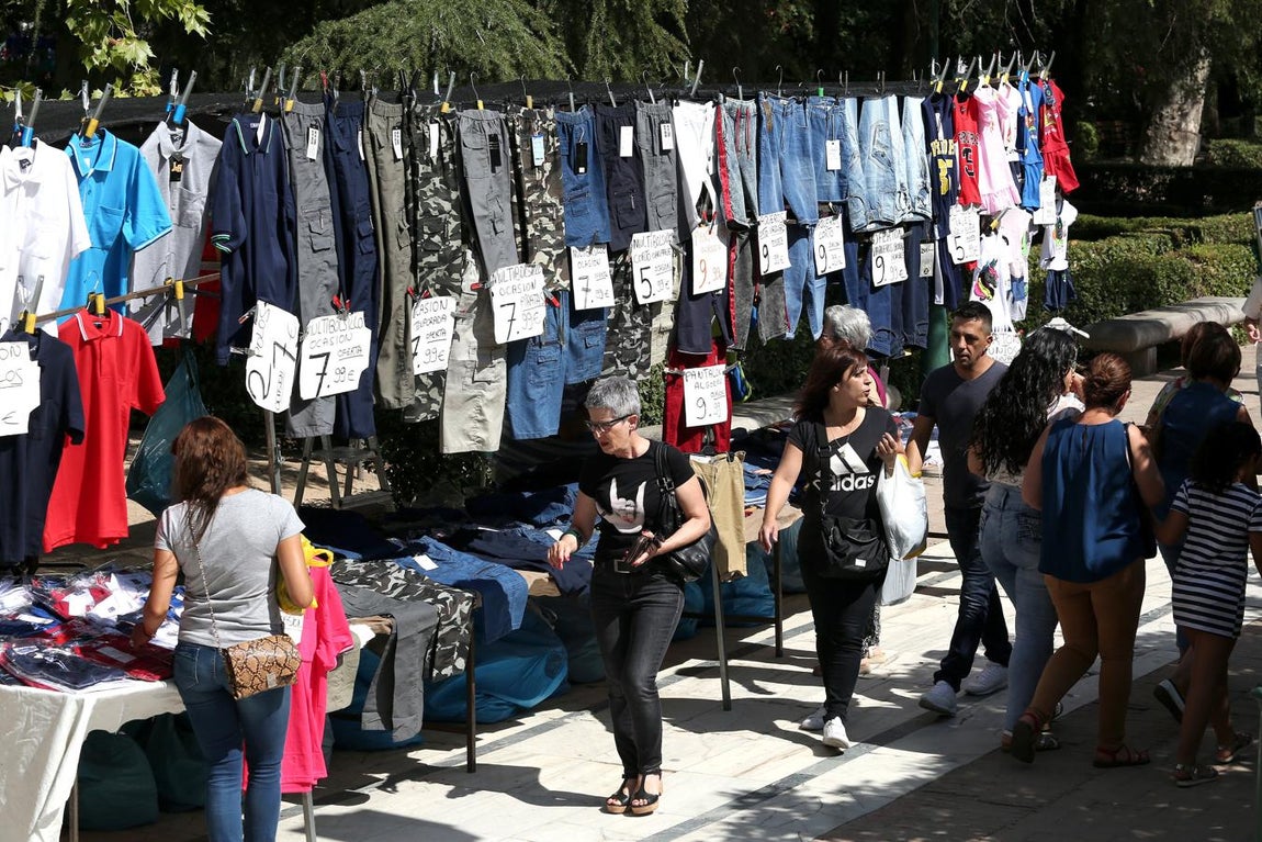 El mercadillo del «martes», en agosto de 2019