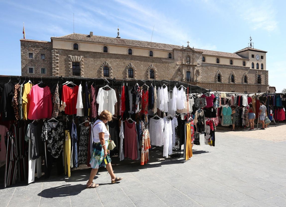 El mercadillo del «martes», en agosto de 2019