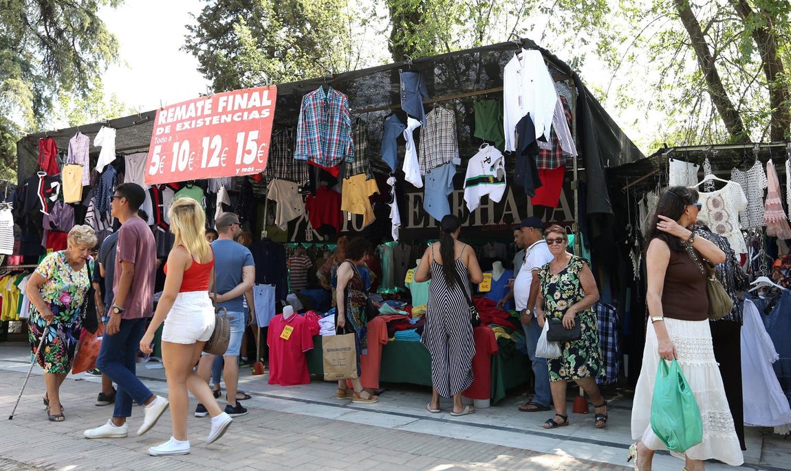 El mercadillo del «martes», en agosto de 2019