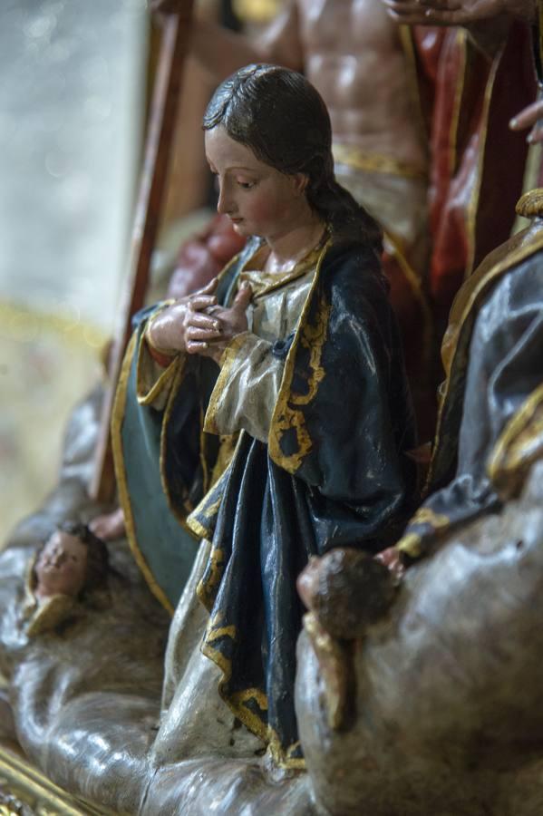 Restauración del misterio de la coronación de la Virgen por la Trinidad