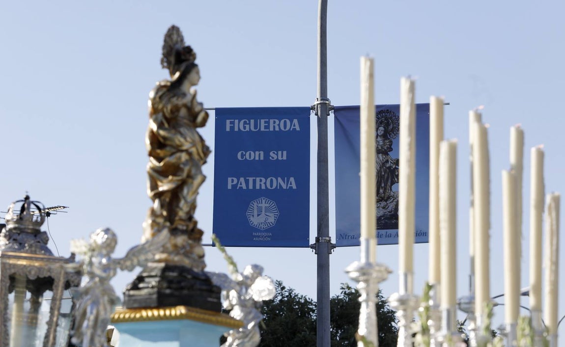 La procesión de la Virgen de la Asunción, en imágenes