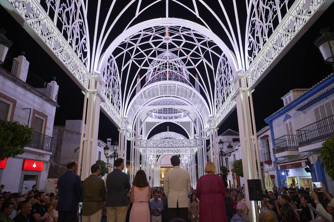 En imágenes, así es la catedral efímera de Almonte