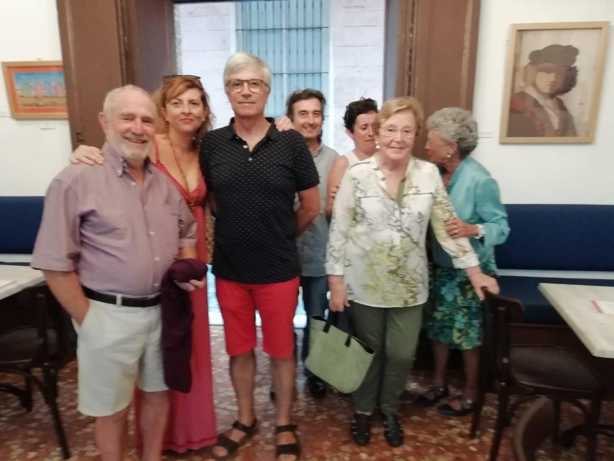 Francisco Gutiérrez Sancho, Carmen y Tomás Breton, Juan Garce's, Pilar Alcina. 