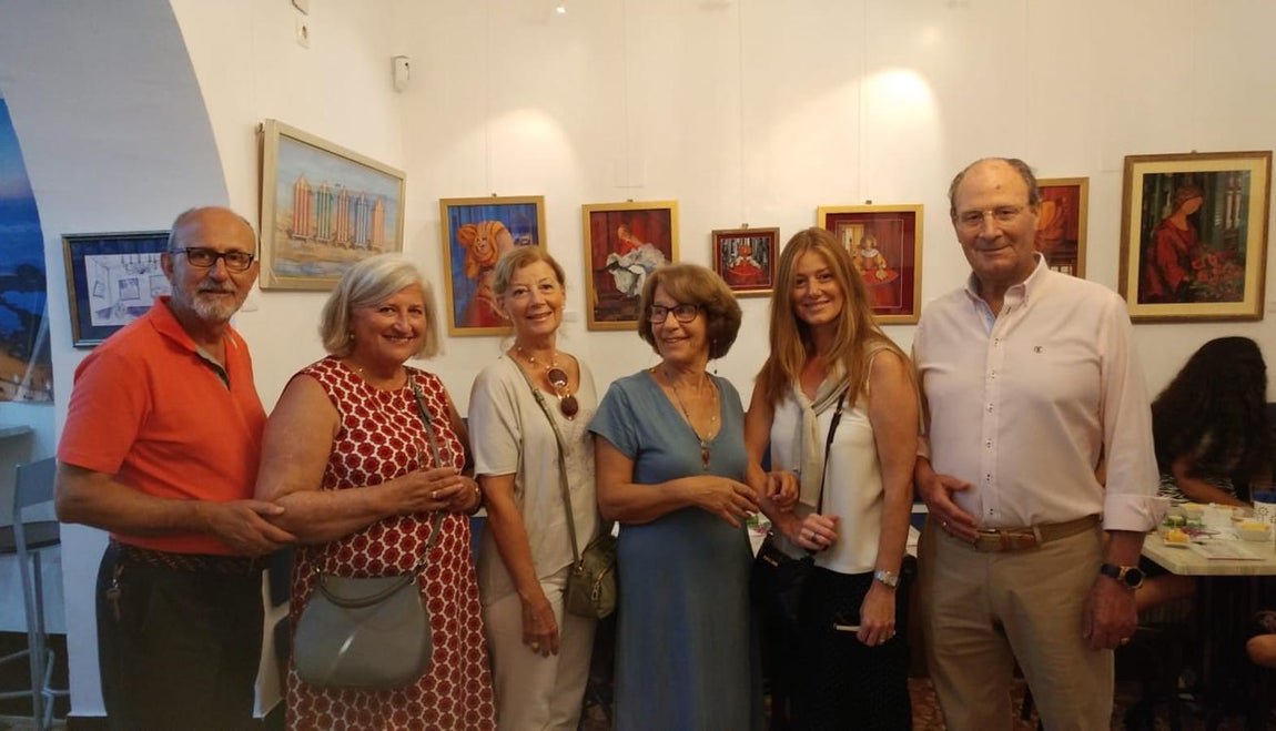 Juan Gómez, María González Forte, Keka, Lola Patricia y Francisco GarcíaÁspera.. 