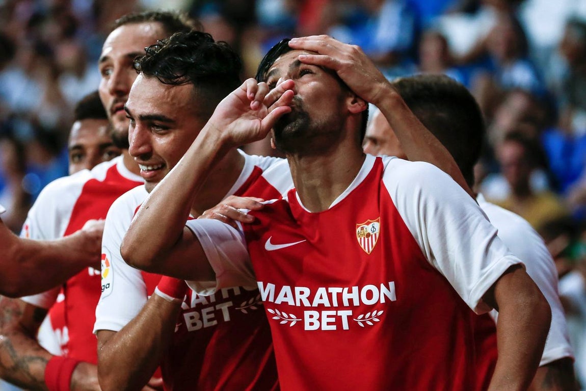 Las mejores imágenes del RCD Espanyol - Sevilla FC en la primera jornada de LaLiga Santander