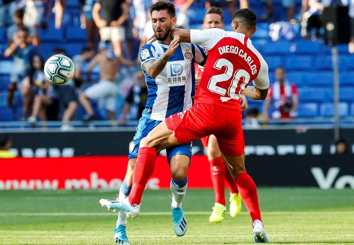 Las mejores imágenes del RCD Espanyol - Sevilla FC en la primera jornada de LaLiga Santander