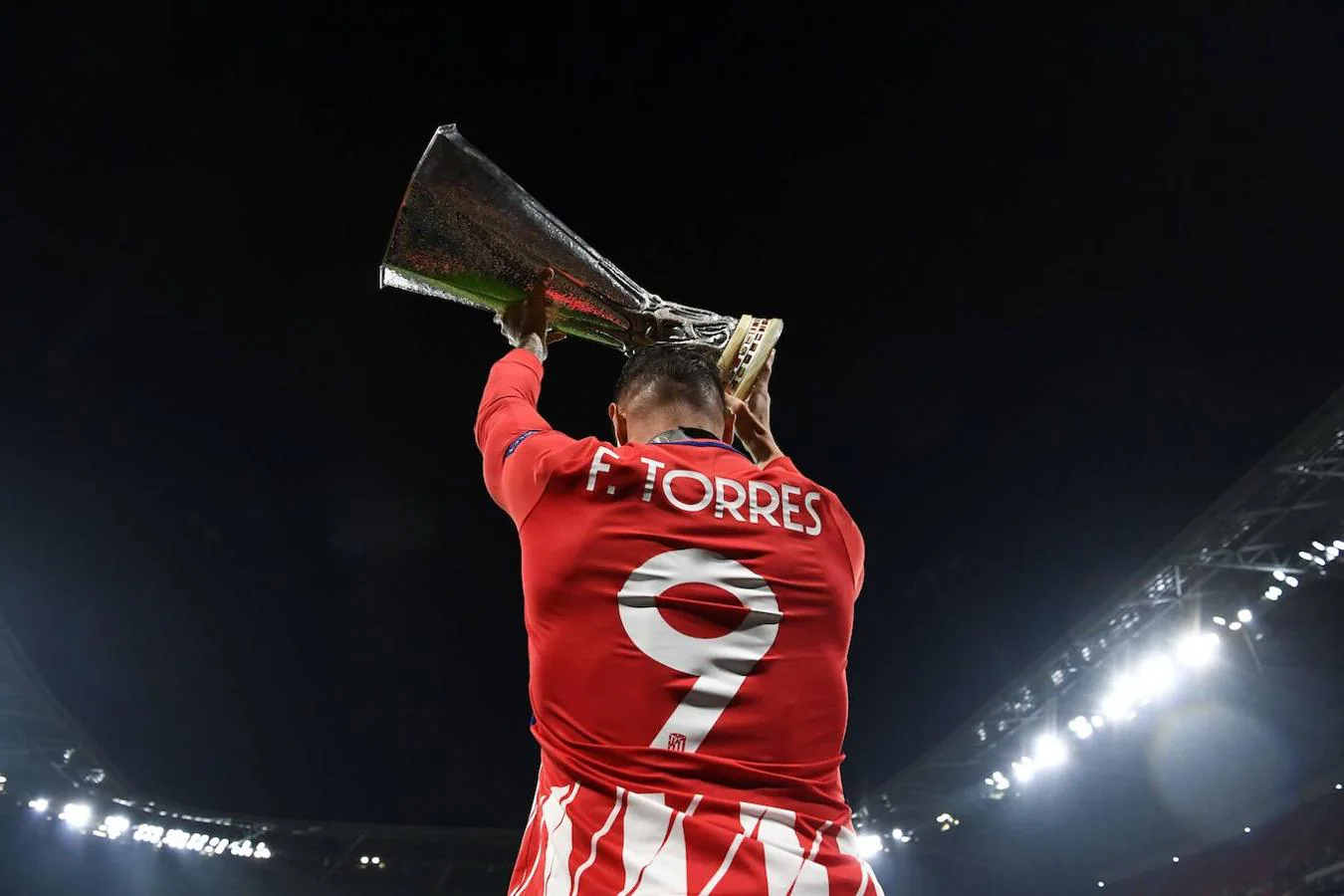 El único título logrado por Torres como rojiblanco. La Europa League de 2018. «El más importante de mi carrera», llegó a decir. 