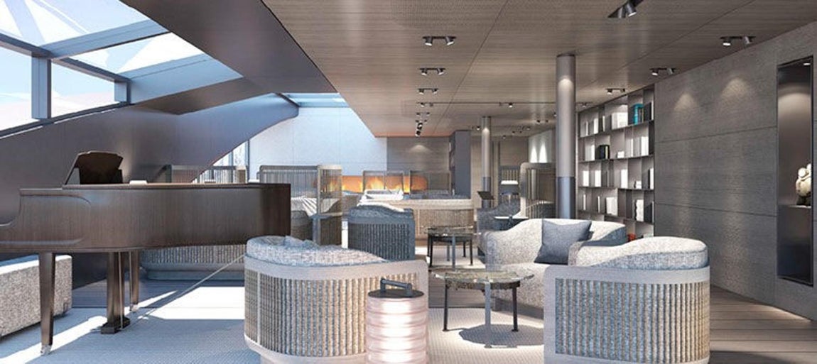 Commandant Charcot. Las rutas a bordo del navío de lujo se extenderán alrededor del Círculo Polar Ártico y la Antártida. El viajero, que ya puede reservar su pasaje, podrá contemplar estratos, fiordos, glaciares e icebergs y podrán avistar osos polares, narvales, focas, bueyes almizcleros, zorros árticos, orcas y aves marinas