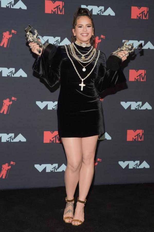 Así fue la actuación y alfombra roja de Rosalía en los MTV VMAs 2019