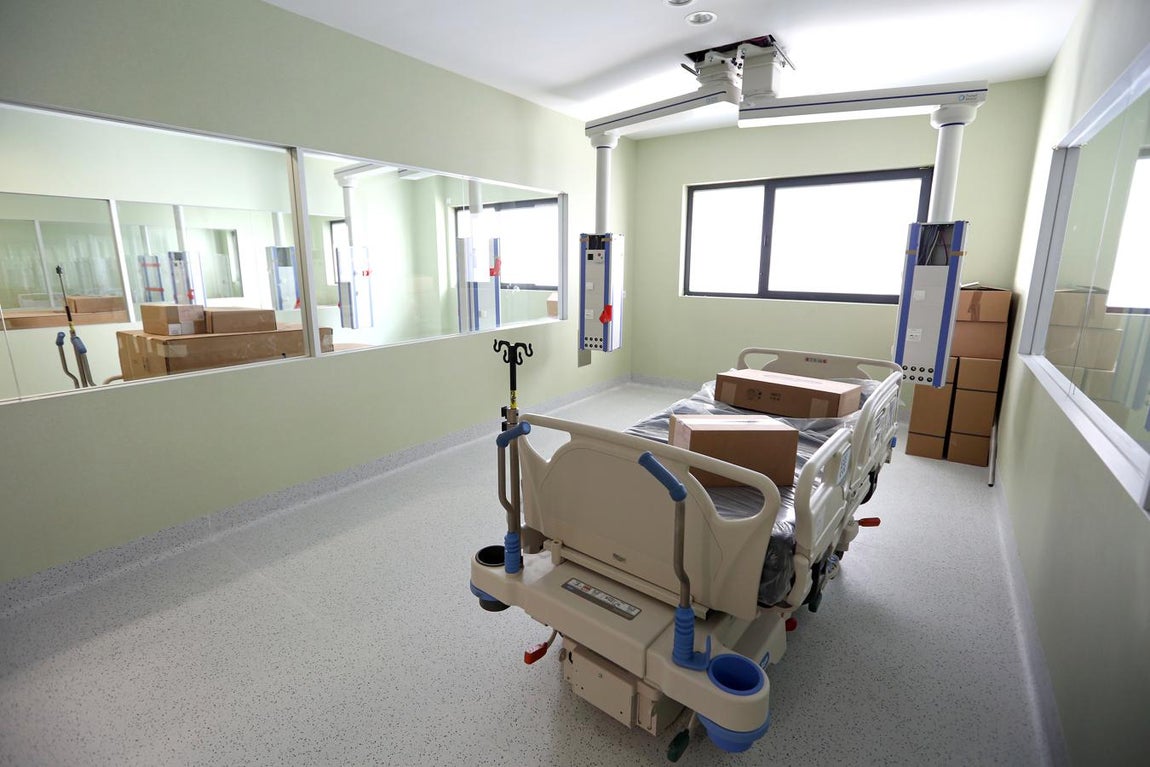 Imágenes de las nuevas habitaciones y servicios del hospital de Toledo