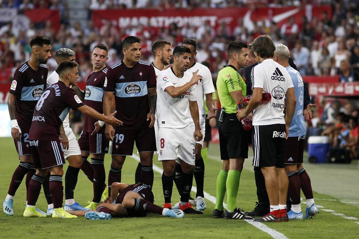 En imágenes, el empate entre el Sevilla y el Celta