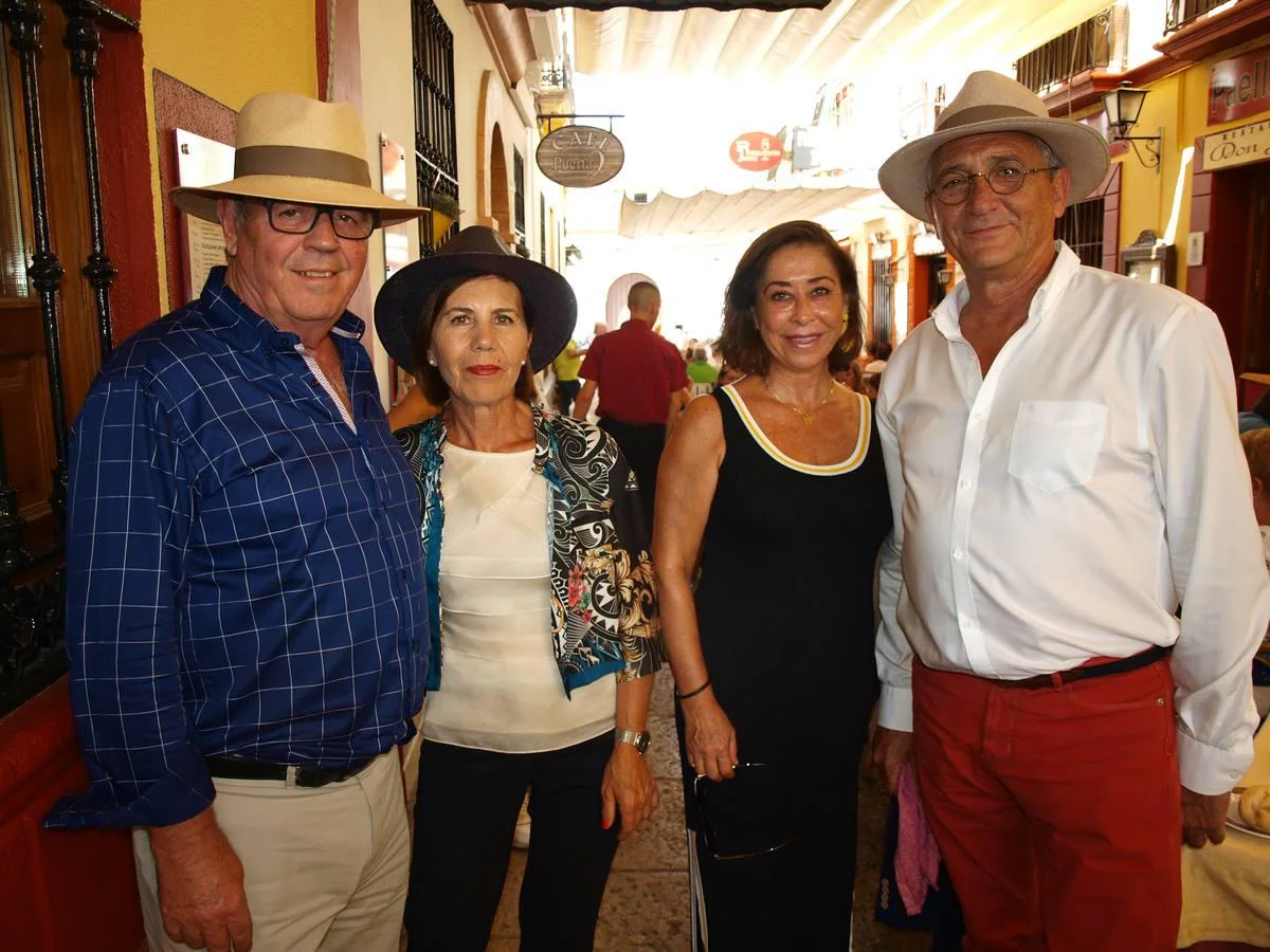 José María Sánchez, Carmen Torres, José Luis Rius y Carolina Estevan